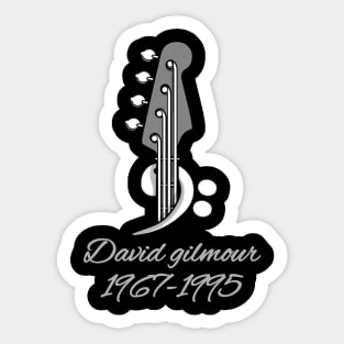 guitarist Sticker